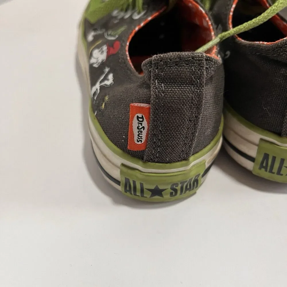 Converse All Star Size 4.5 Dr. Seuss Green Eggs & Ham Whimsical! - Picture 5 of 16